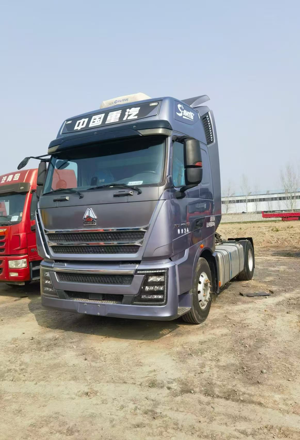 Photographed single-drive TH7 tractor head discussed for an India buyer inquiry