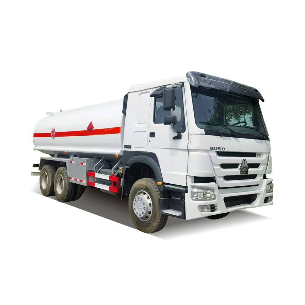 New SINOTRUK HOWO 20,000 L Aluminum Fuel Tanker Truck